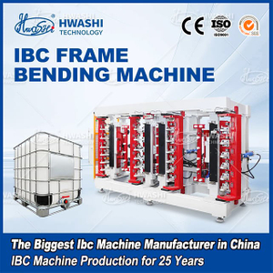 Machine &agrave; cintrer les cages IBC